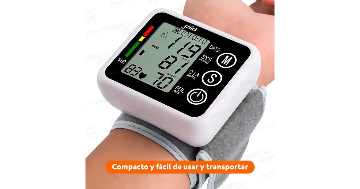 Tensiómetro Digital De Muñeca - Medidor Tensión Arterial Cuida tu Salud en Casa