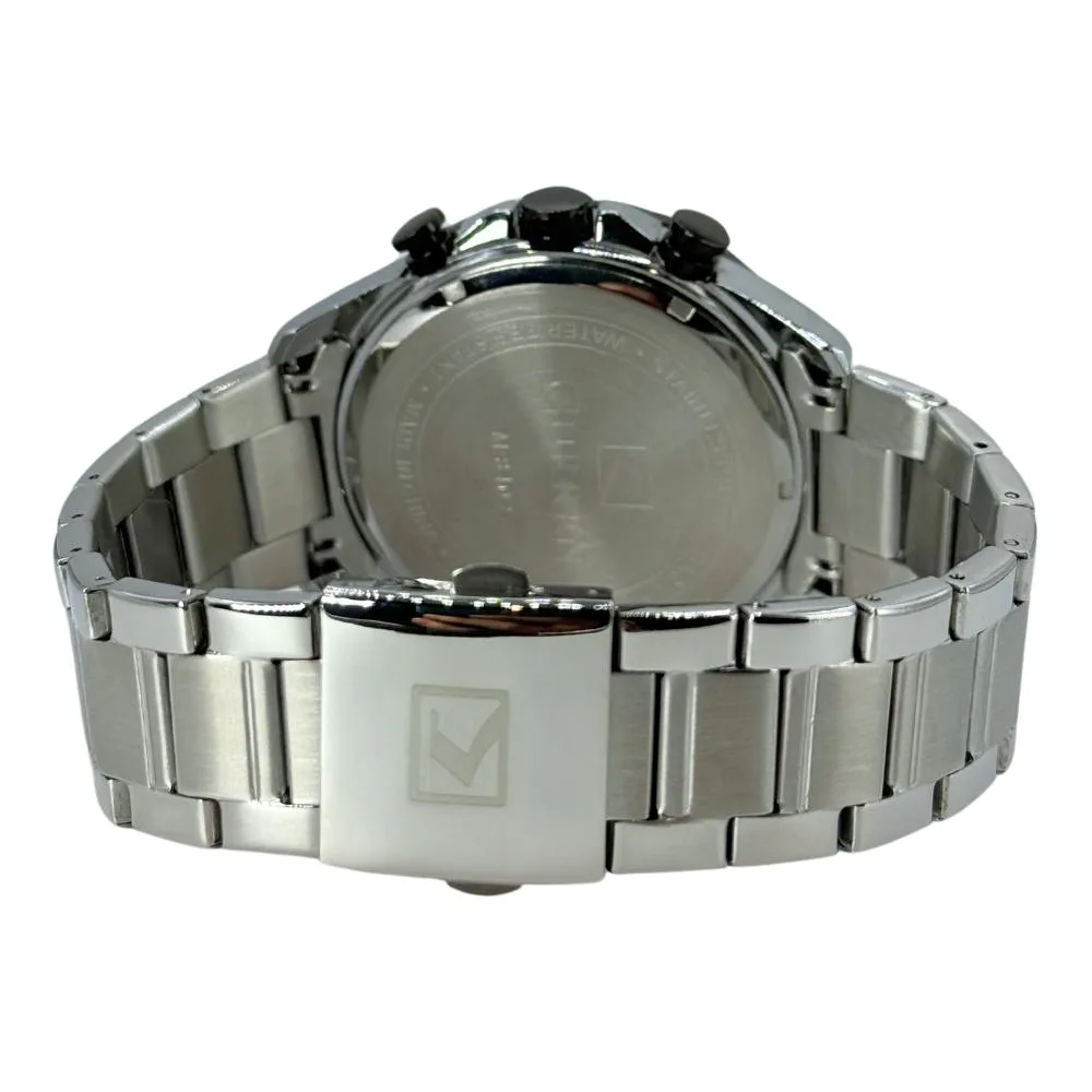 Reloj Curren 8402 plateado Negro Original Elegancia Estilo Presencia hombre Casual Formal