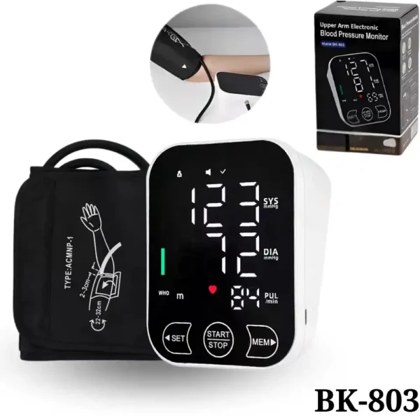 Monitor Digital de Presión Arterial Tensiometro Brazo Automático – Cuidado de la Salud