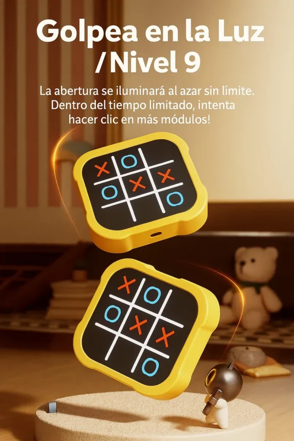 Juguete Didactico Electronico Portatil Triki -triqui Tic Tac Toe - Didáctico Educación Diversión NEE tienda gestos