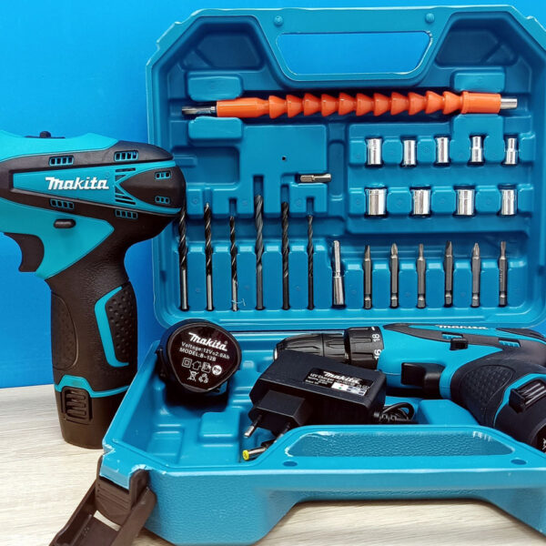 Taladro Percutor Tipo MK 1.1 Mandril 1/2 18V Alta Potencia + Accesorios